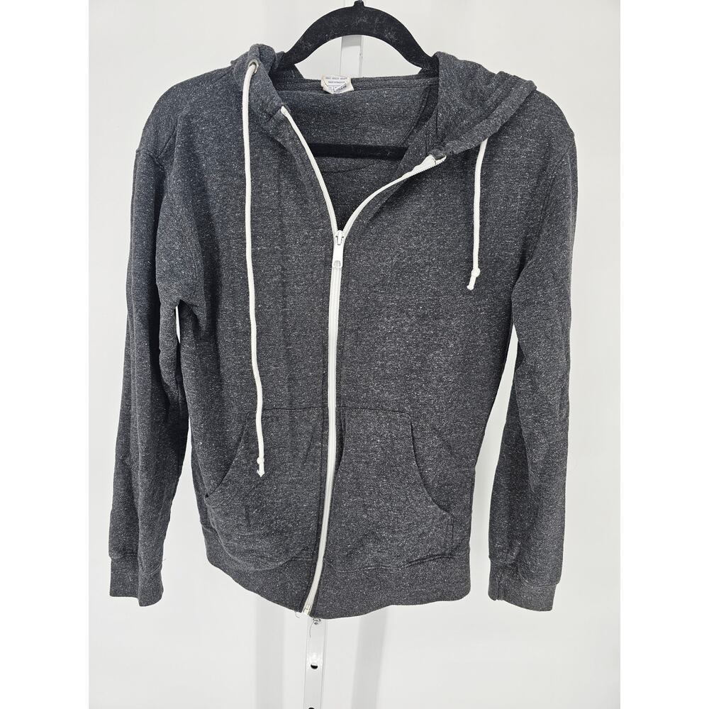 Delta Fleece Womens Poly-Cotton Fleece Full-Zip Hoodie Long Sleeve Jacket Size S